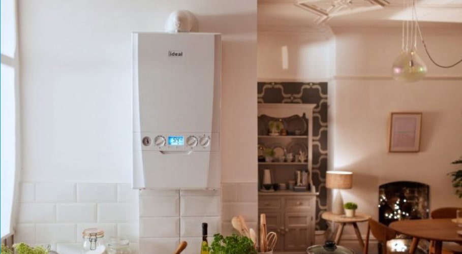 Ideal Boiler in kitchen